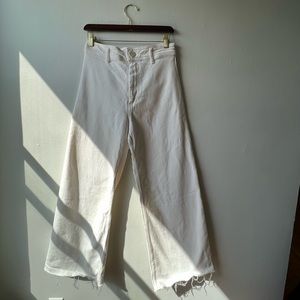 ZARA MARINE STRAIGHT PANT RAW HEM🤍